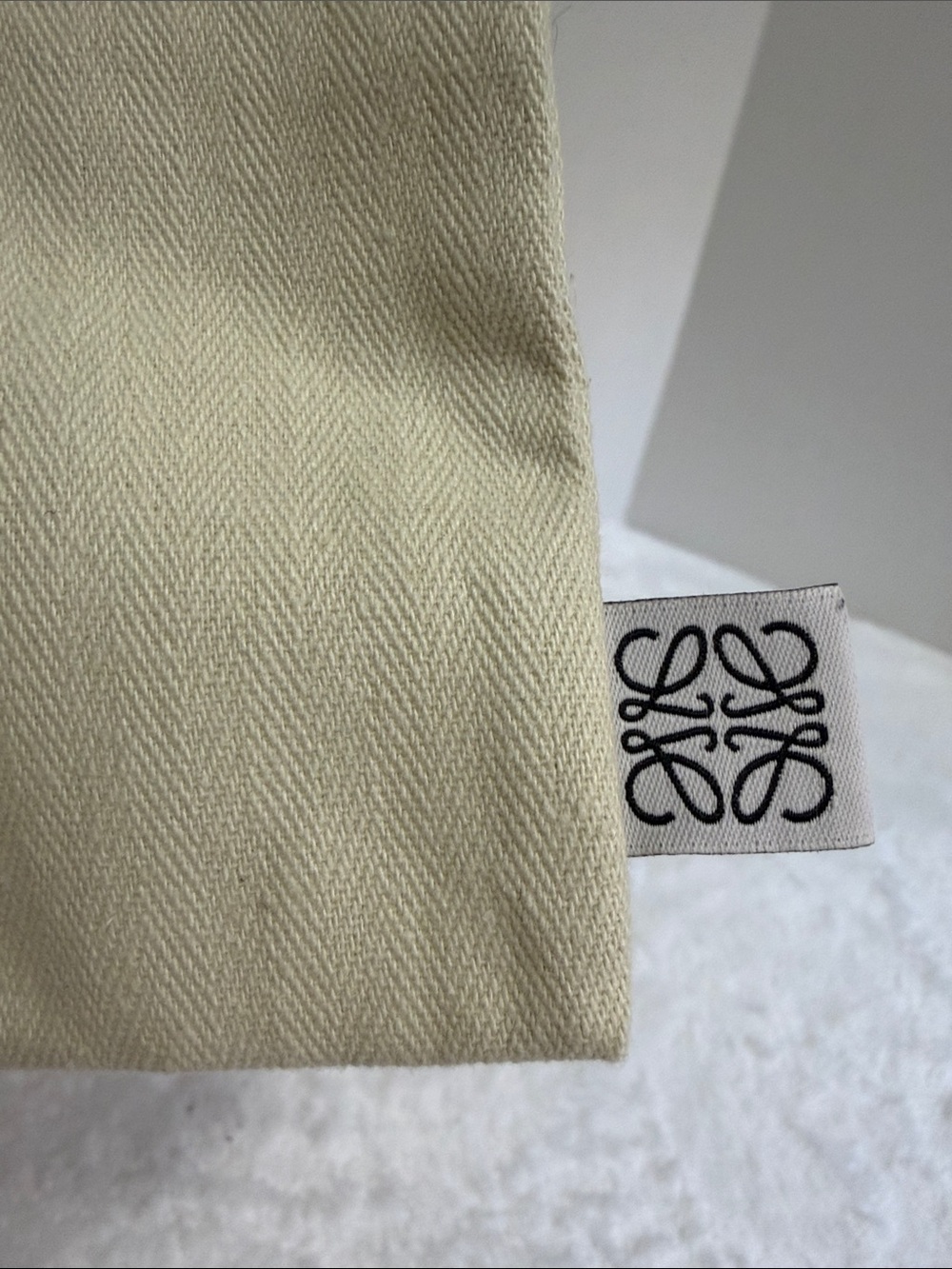 Loewe Cream Drawstring Pouch - Picture 2 of 4